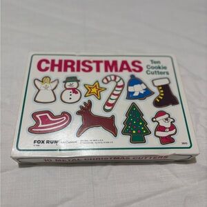 Vintage Christmas Cookie Cutters Set of 10